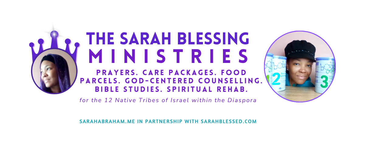 SarahBlessed.com website banner for the natives - The Sarah Blessing Ministries