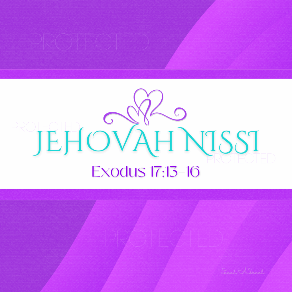 WATERMARKED - JEHOVA NISSI - Sage Green Dreams - with canvas filter